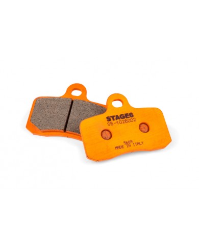 PASTILLAS DE FRENO STAGE6 R/T SINTERIZADAS PARA PINZA DE 4 PISTONES