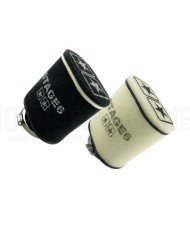 FILTRO DE AIRE DOUBLE LAYER LARGO 70mm STAGE6 NEGRO