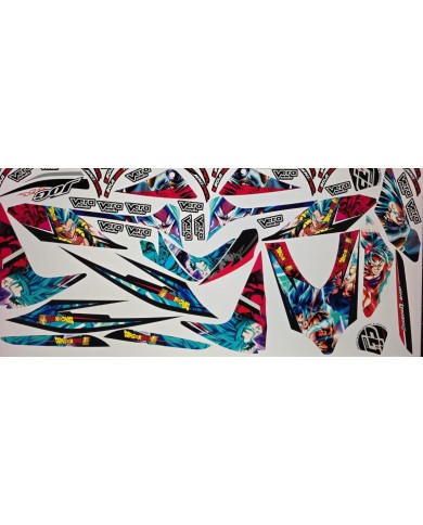 KIT DE ADHESIVOS YAMAHA JOG EDICIÓN "DRAGON BALL"