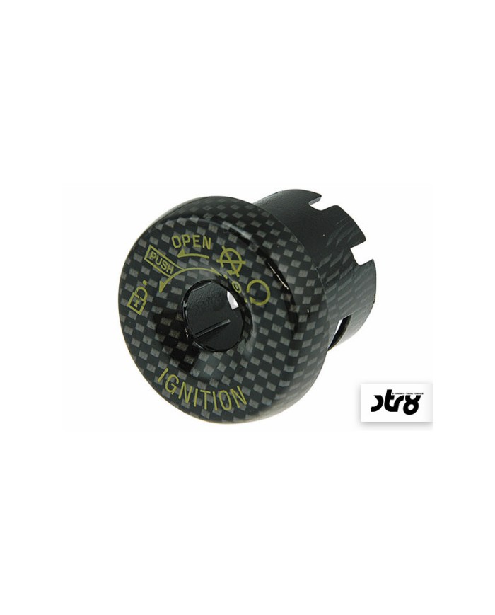 EMBELLECEDOR DE CERRADURA DE CONTACTO CARBONO JOG / AEROX