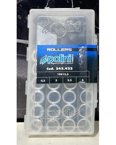 KIT DE RODILLOS POLINI 19x15.5mm VARIOS PESOS