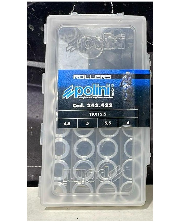 KIT DE RODILLOS POLINI 19x15.5mm VARIOS PESOS