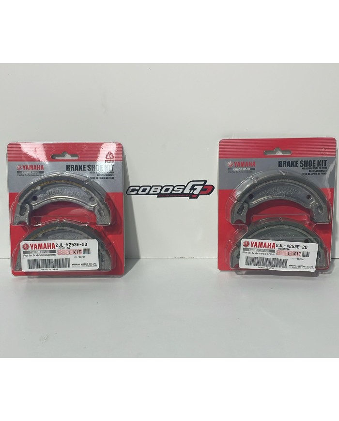 ZAPATAS DE FRENO ORIGINALES YAMAHA JOG, NEOS MINARELLI LARGO TRASERAS