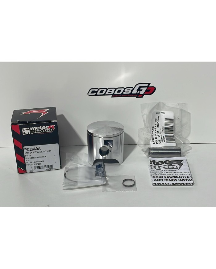 PISTÓN METEOR DE 52 mm PARA CILINDROS DE 100cc