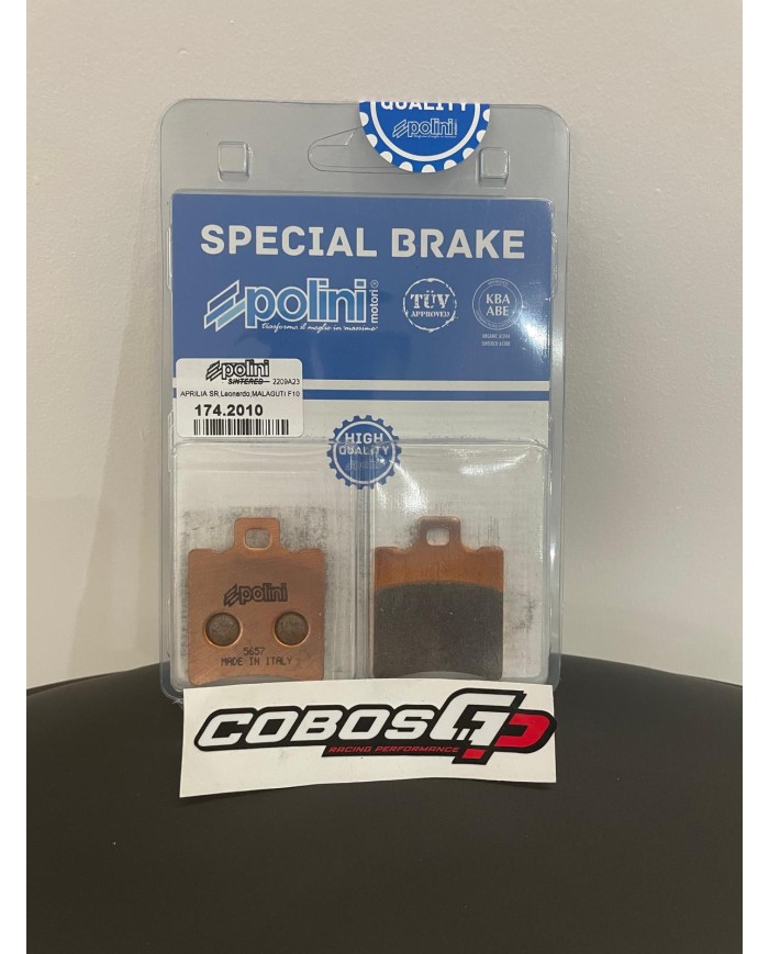 PASTILLAS DELANTERAS SINTERIZADAS POLINI YAMAHA JOG / SONIC...