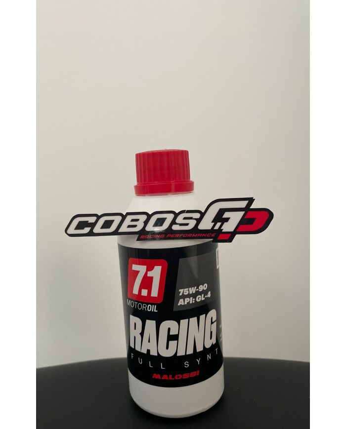 ACEITE DE TRANSMISIÓN MALOSSI 7.1 RACING GEAR OIL FULL SINTÉTICO 100% 0.25L